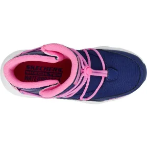 Skechers TURBO TREAD Detská zimná obuv, tmavo modrá, veľkosť