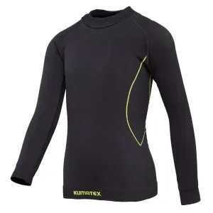 Klimatex CHIKO SEAMLES Detské bezšvové termo tričko, čierna, veľkosť 110-122