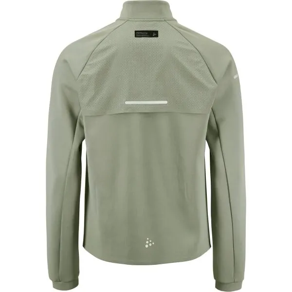 Craft SUBZ JACKET 4 M Pánska funkčná bežecká bunda, svetlo zelená, veľkosť