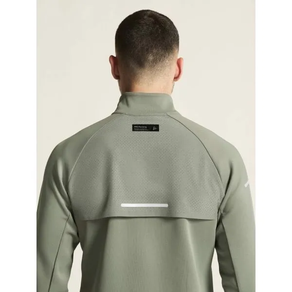 Craft SUBZ JACKET 4 M Pánska funkčná bežecká bunda, svetlo zelená, veľkosť