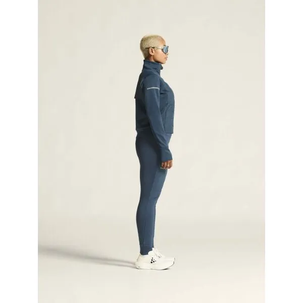 Craft SUBZ JACKET 4 W Dámska funkčná bežecká bunda, tmavo modrá, veľkosť