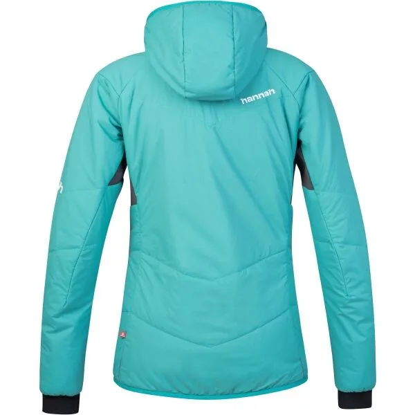 Hannah GABBY HOODY II Dámska zateplená bunda, svetlomodrá, veľkosť