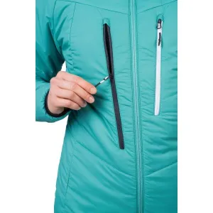 Hannah GABBY HOODY II Dámska zateplená bunda, svetlomodrá, veľkosť