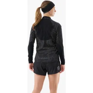 Compressport HURRICANE WINDPROOF JACKET W AURORA Dámska bežecká vetrovka, čierna, veľkosť