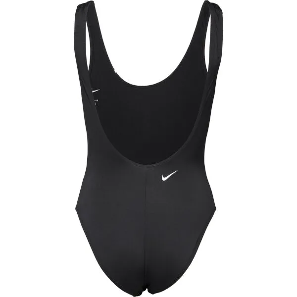 Nike MULTI LOGO Dámske jednodielne plavky, čierna, veľkosť