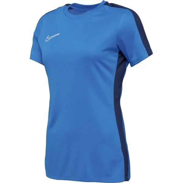 Nike DRI-FIT ACADEMY Dámske futbalové tričko, modrá, veľkosť