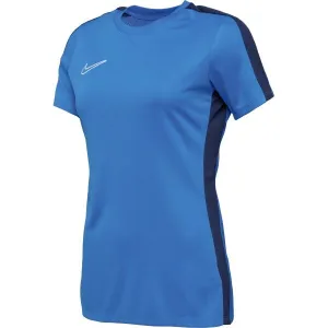 Nike DRI-FIT ACADEMY Dámske futbalové tričko, modrá, veľkosť