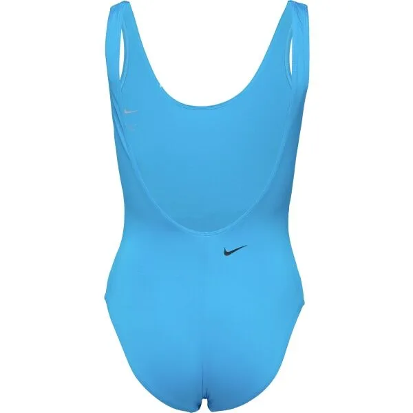 Nike MULTI LOGO Dámske jednodielne plavky, modrá, veľkosť