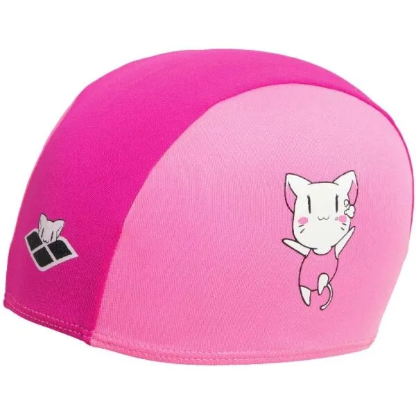 Arena FRIENDS KIDS POLYESTER CAP Detská plavecká čiapka, ružová, veľkosť