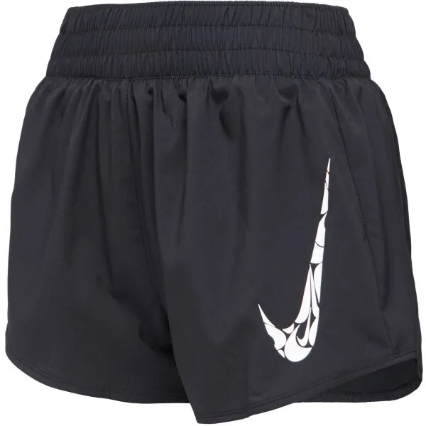 Nike ONE SWOOSH Dámske bežecké šortky, čierna, veľkosť