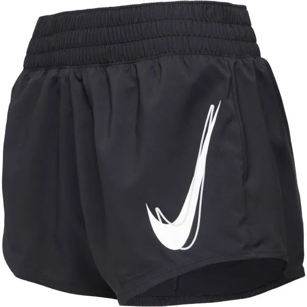 Nike ONE SWOOSH Dámske bežecké šortky, čierna, veľkosť