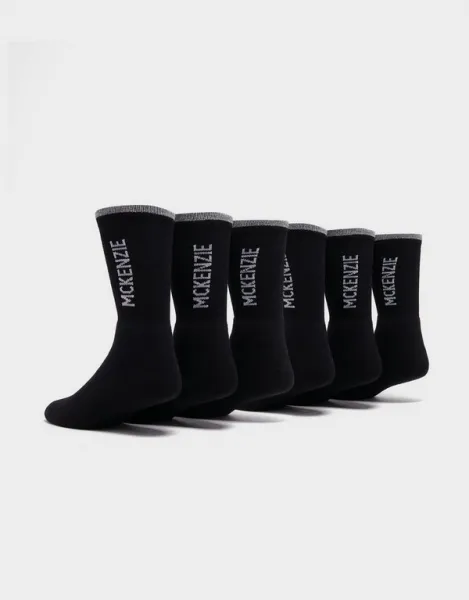 Mckenzie 6-Pack Crew Socks Junior