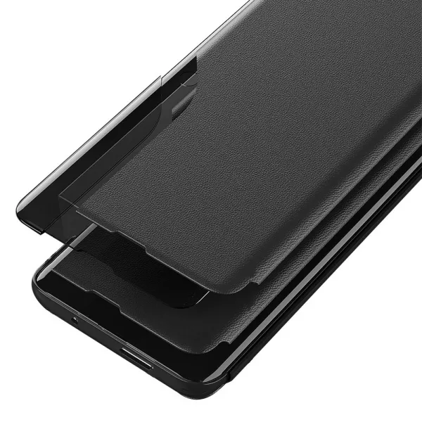 MG Eco Leather View knižkové puzdro na Xiaomi Poco M4 Pro 5G, čierne