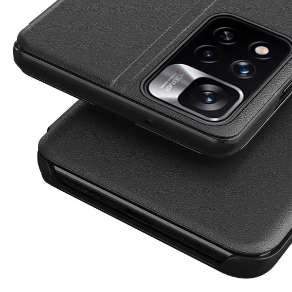MG Eco Leather View knižkové puzdro na Xiaomi Poco M4 Pro 5G, modré