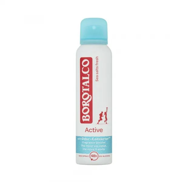 Borotalco Active Sea Salts dezodorant v spreji so 48hodinovým účinkom 150 ml