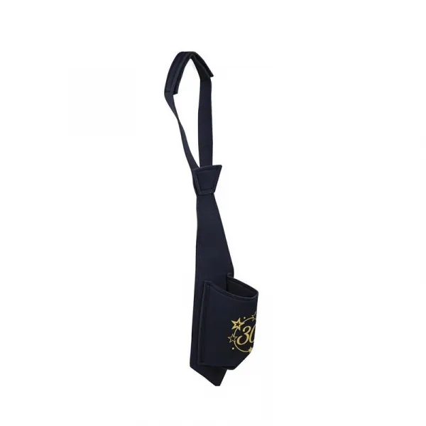 Guirca Kravata 30 čierno-zlatá 40cm
