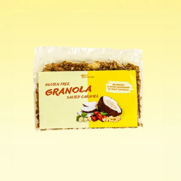 Bezlepková granola - slaný karamel (300g)