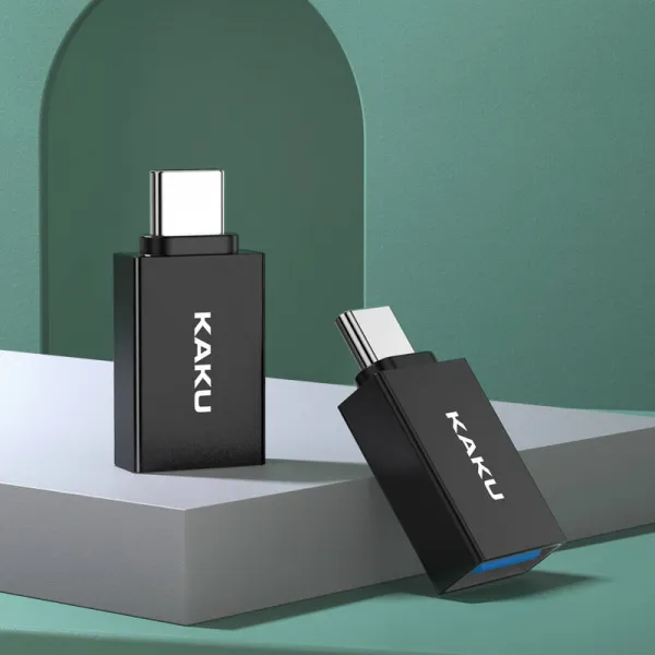 KAKU KSC-532 adaptér USB-C / USB OTG, čierny