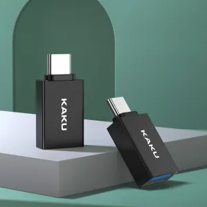 KAKU KSC-532 adaptér USB-C / USB OTG, čierny