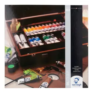 Van Gogh maliarska sada 26 olejových farieb v drevennom boxe, 24x20ml, 2x60ml-Van Gogh