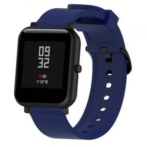 BStrap Silicone remienok na Xiaomi Amazfit GTS, dark blue (SXI009C07)