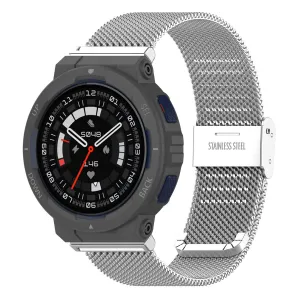 BStrap Milanese remienok na Xiaomi Amazfit Active Edge, silver