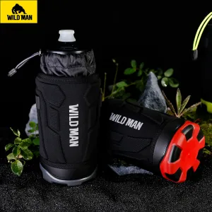 Wild Man R1 puzdro na fľašu na bicykel 1L, čierne/červené