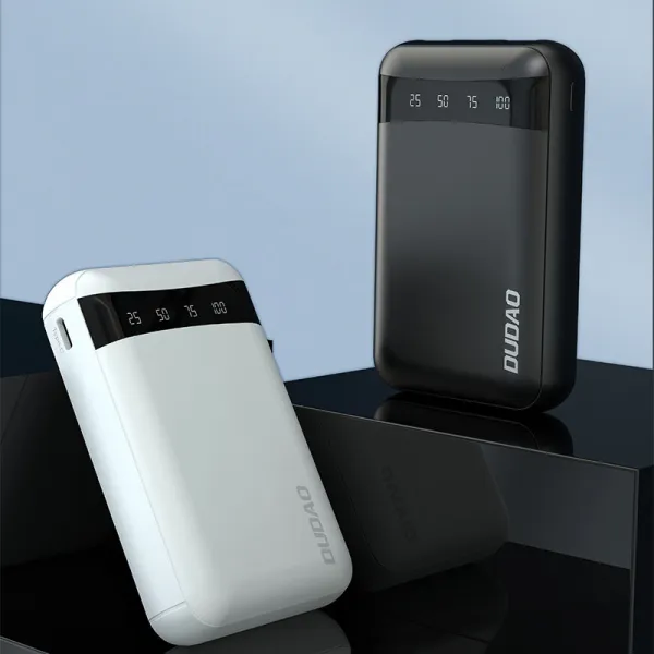 Dudao K3Pro Power Bank 10000mAh 2x USB, čierny (K3Pro mini)