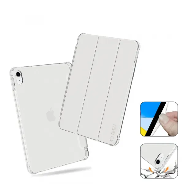 Tech-Protect SC Pen Hybrid puzdro na iPad 10.9'' 10gen 2022, strieborné/priesvitné