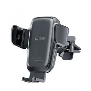 Tech-Protect X05 Vent držiak na mobil do auta, Qi nabíjačka 15W, čierny
