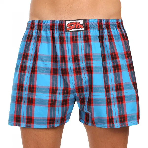 5PACK pánske trenky Styx klasická guma nadrozmer viacfarebné (5E110610) 5XL, trenírky