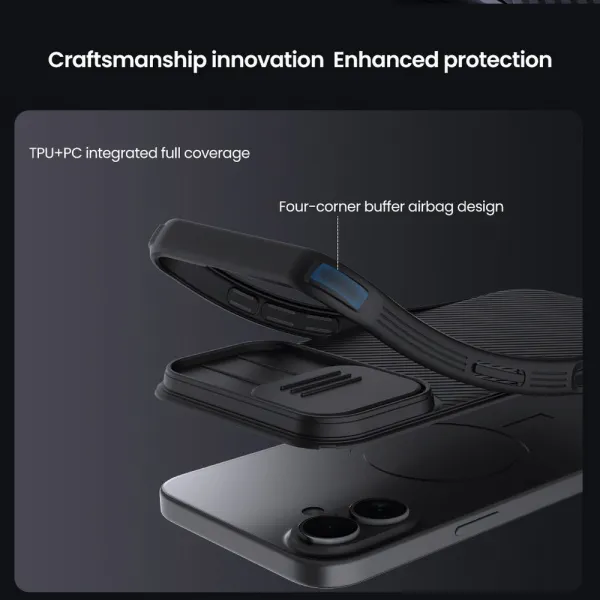 NILLKIN CAMSHIELD PRO MAGSAFE Kryt pre Apple iPhone 17 čierny