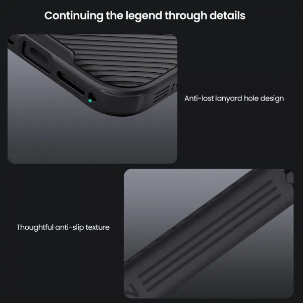 Nillkin CamShield Pro, iPhone 17 Pro, čierny