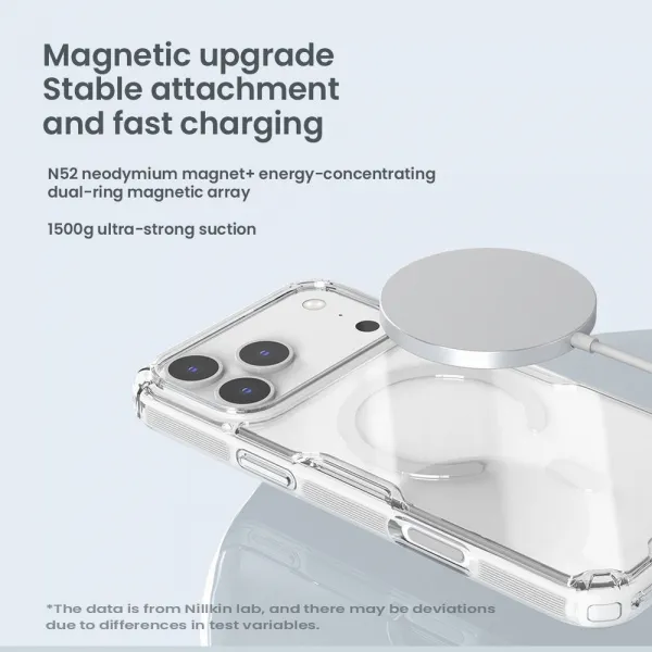 Nillkin Nature TPU PRO Magnetic Kryt, iPhone 17 Pro Max, priehľadný