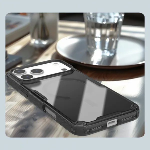 Nillkin Nature TPU PRO Magnetic Kryt, iPhone 17 Pro Max, priehľadný