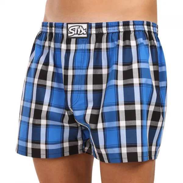 Pánske trenky Styx klasická guma nadrozmer viacfarebné (E1109) 3XL, trenírky