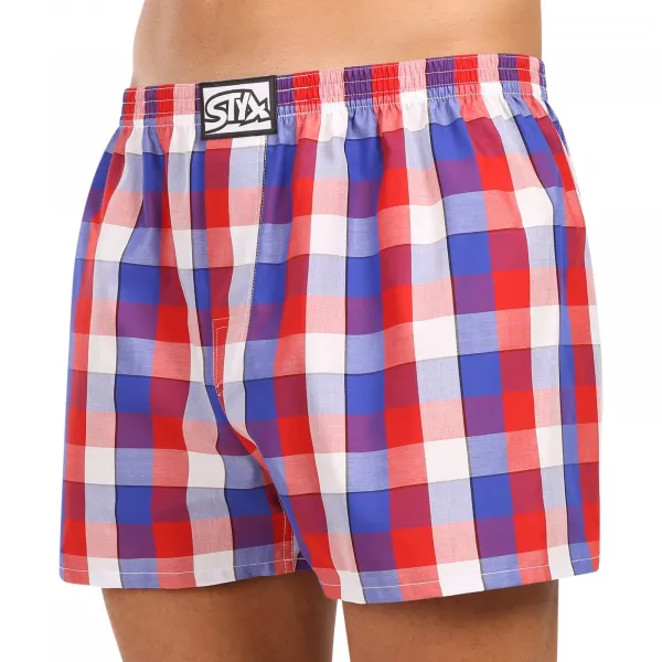 3PACK pánske trenky Styx klasická guma nadrozmer viacfarebné (3E110709) 4XL, trenírky