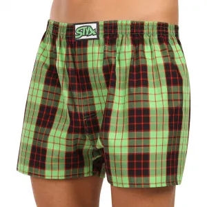 Pánske trenky Styx klasická guma nadrozmer viacfarebné (E1105) 3XL, trenírky