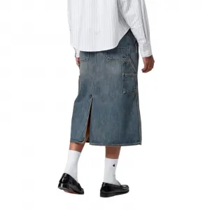 Carhartt WIP Single Knee Skirt W "Blue Worn Washed" (I034224-014Q)