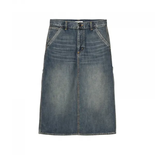 Carhartt WIP Single Knee Skirt W "Blue Worn Washed" (I034224-014Q)