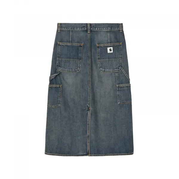Carhartt WIP Single Knee Skirt W "Blue Worn Washed" (I034224-014Q)