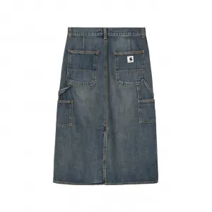 Carhartt WIP Single Knee Skirt W "Blue Worn Washed" (I034224-014Q)