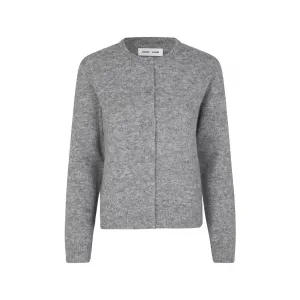 Samsøe Samsøe Nor Short Cardigan 7355 W "Grey Melange" (F16422744-GREY-MEL)