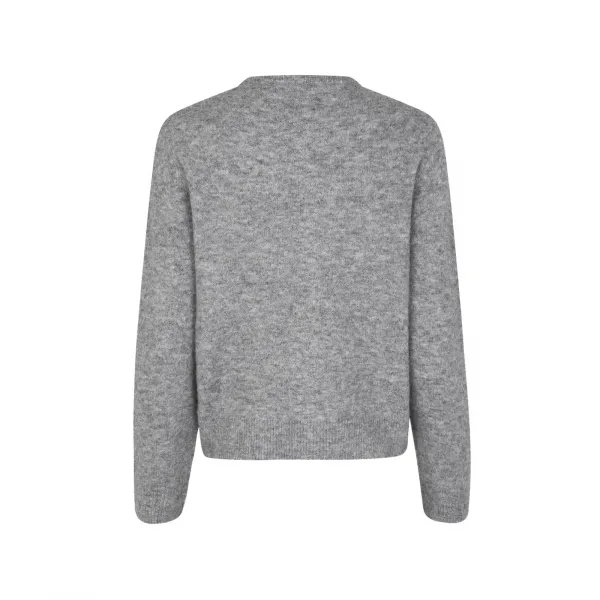 Samsøe Samsøe Nor Short Cardigan 7355 W "Grey Melange" (F16422744-GREY-MEL)