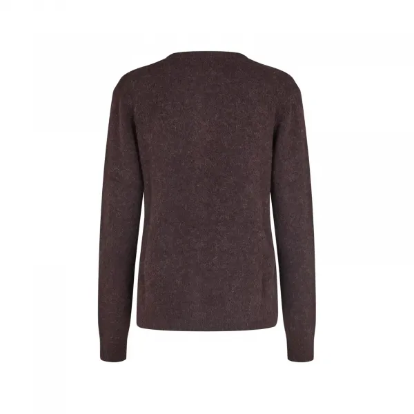Samsøe Samsøe Nor Short Cardigan 7355 W "Black Coffee" (F16422744-BLACK-COFF)