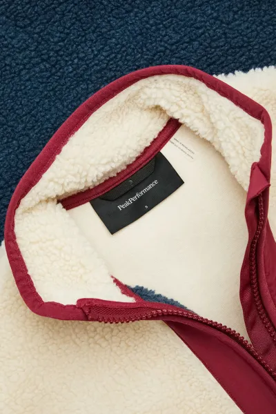 Mikina Peak Performance W Heavy Pile Oversized Lo Sand Fog