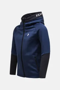 Bunda Peak Performance Jr Rider Zip Hood Blue Shadow