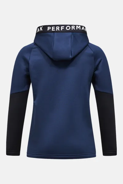 Bunda Peak Performance Jr Rider Zip Hood Blue Shadow