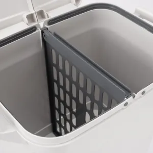 Odpadkový kôš NARDAN 42 l sivý