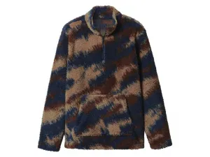 esmara Men Pánsky flísový sveter (navy modrá/hnedá, XL (56/58))